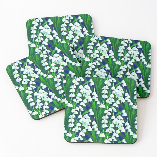 Item preview, Lily of the Valley pattern,watercolor painting designed and sold by patterncrow.