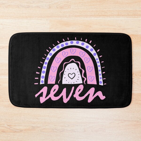 Item preview, Seven Year Old Seventh Birthday Cute Fun Doodle Boho Rainbow designed and sold by LadySaltwater.