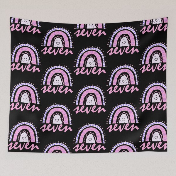 Item preview, Seven Year Old Seventh Birthday Cute Fun Doodle Boho Rainbow designed and sold by LadySaltwater.