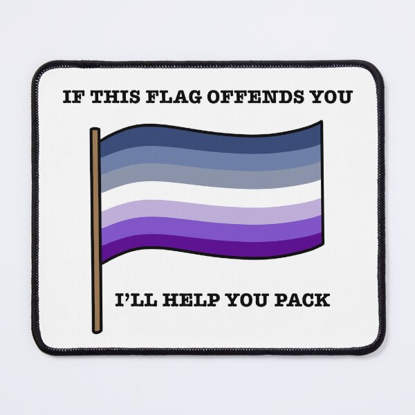 Item preview, Butch Lesbian Si Esta Bandera Te Ofende Parodia designed and sold by CJ Vanderbeek.