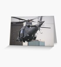 Navy Chopper Greeting Card
