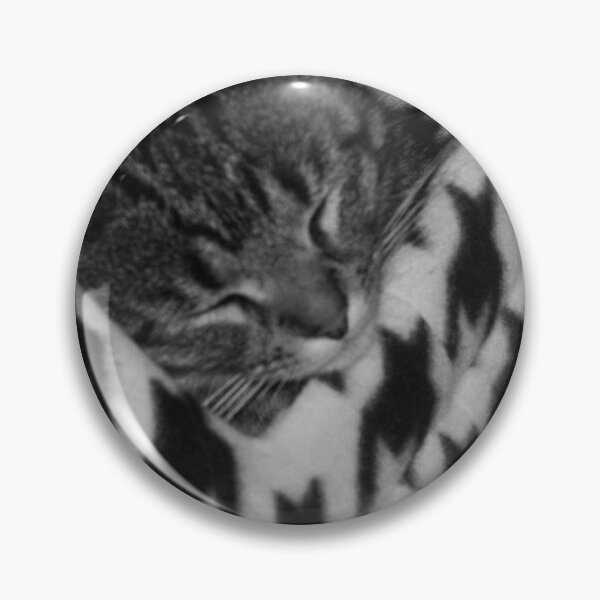 Item preview, tabby cat black and white designed and sold by Francespoppy.