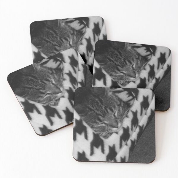 Item preview, tabby cat black and white designed and sold by Francespoppy.