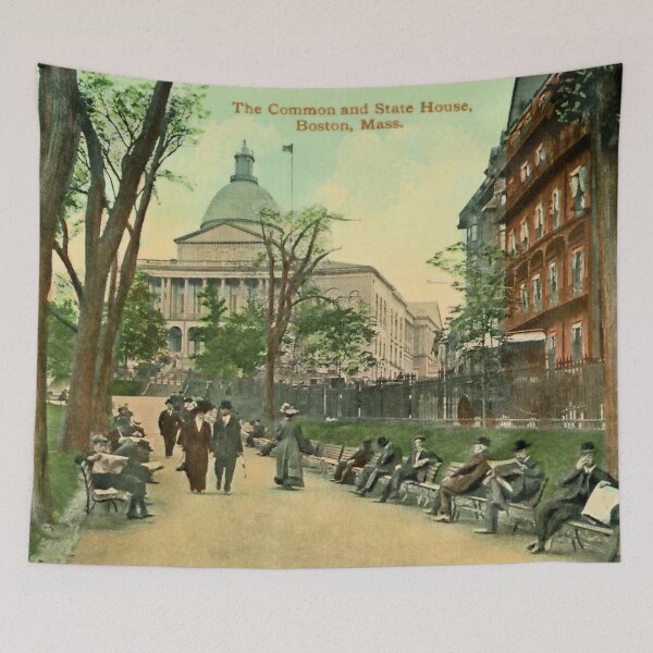 Item preview, 1900 Common and State House Boston MA designed and sold by aapshop.
