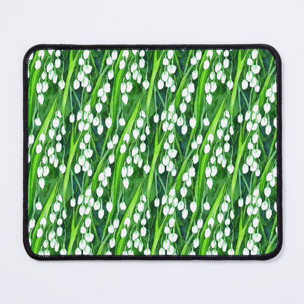 Item preview, Lily of the Valley watercolor painting designed and sold by patterncrow.