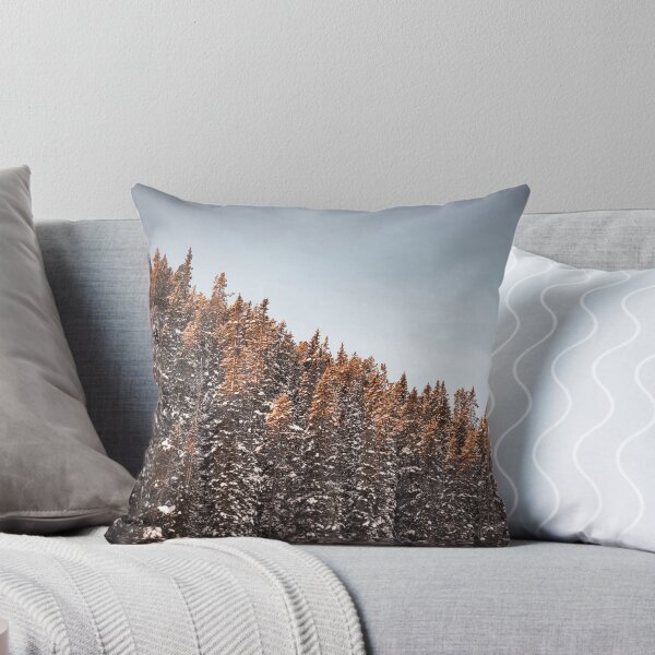 Item preview, Grey Sky Snowy Pine Forest - Forest Landscape Photography designed and sold by Explore-Nature.