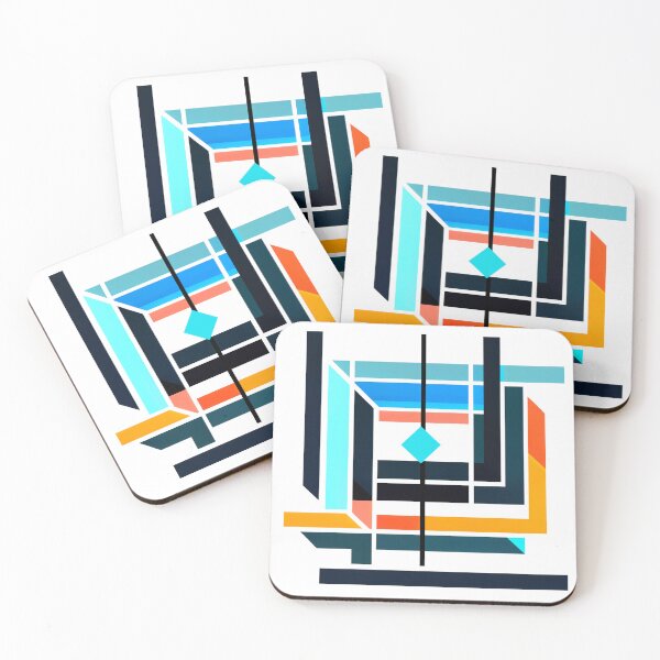 Item preview, Bauhas Geometrical Run  for a Lover of Contemporary Art designed and sold by KOTOdesign.