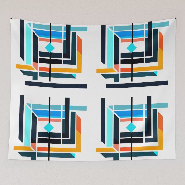 Item preview, Bauhas Geometrical Run  for a Lover of Contemporary Art designed and sold by KOTOdesign.