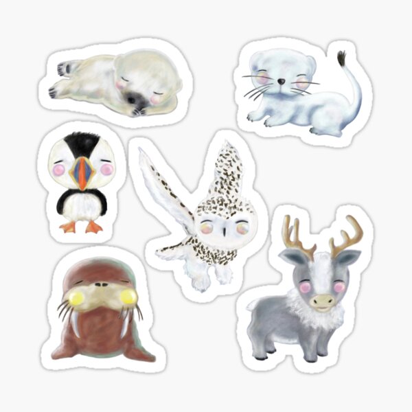 Item preview, Wee Animals Set 3 - Arctic designed and sold by LittleCloudShop.