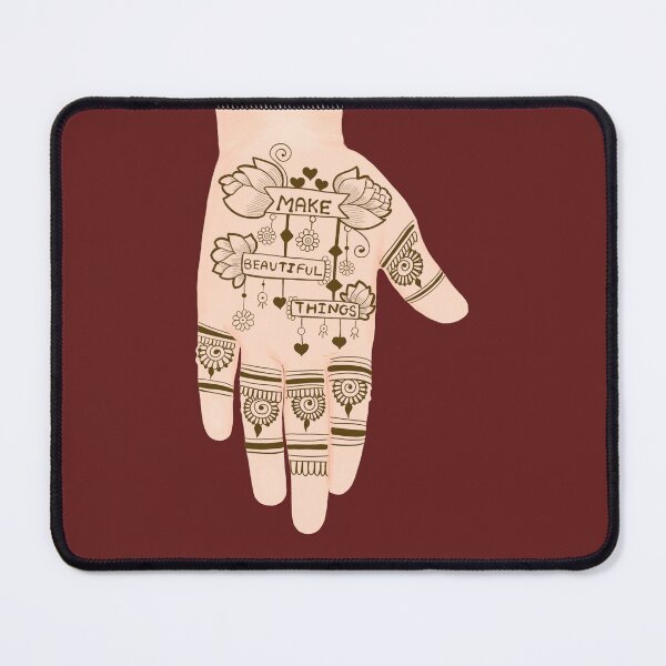 Item preview, MAKE BEAUTIFUL THINGS - Henna Tattoo Text designed and sold by HennaArtista.