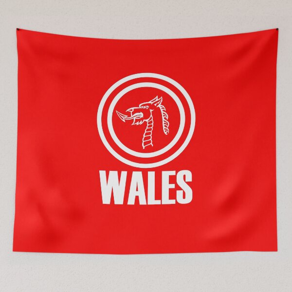 Item preview, A Welsh dragon’s head inside concentric circles designed and sold by KoandZo.