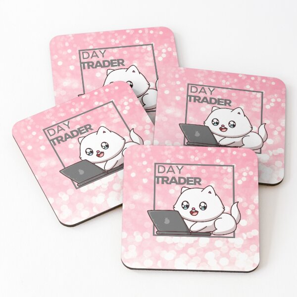 Item preview, Cat lover Day Trader Gift, Day Trading gift for her, Day Trading lover, Gift for stock market, options, forex, crypto and day traders. Pink Cat Kawaii, Cute Cat for trader designed and sold by TradingTeesKids.