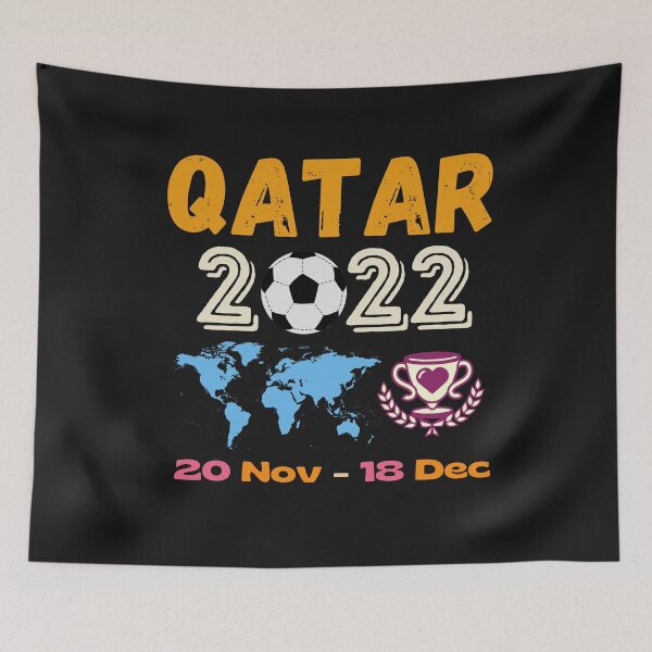 Item preview, Qatar Soccer (Football) 2022 World Cup gift for friends, brother, father, mother, sister, uncle, aunt, student, teacher, and football fan. designed and sold by dsignstore911.
