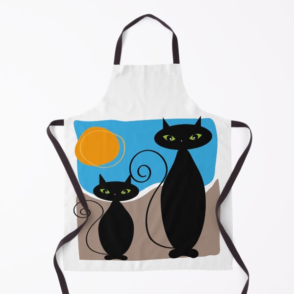 Item preview, Dois gatos pretos paisagem designed and sold by GirlaineSQ.