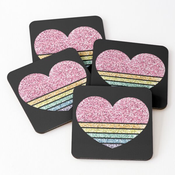 Item preview, Confetti Rainbow Retro Heart designed and sold by CharacterAlley.