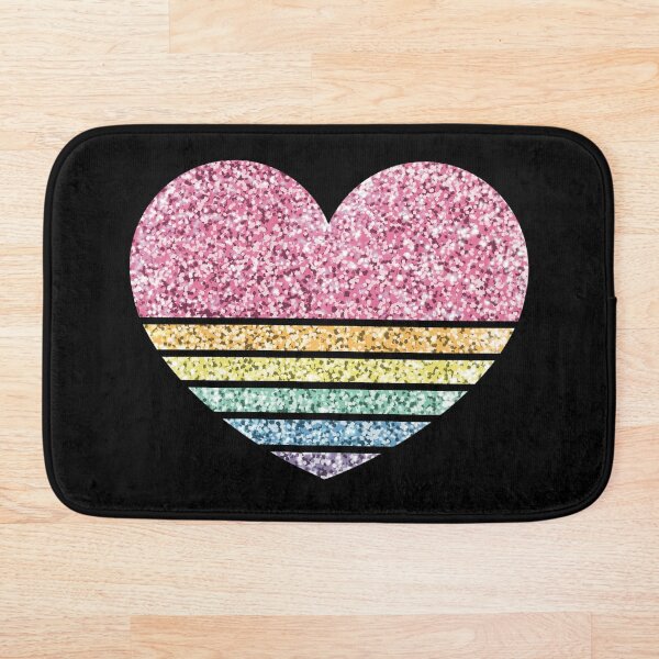 Item preview, Confeti Arco Iris Corazón Retro designed and sold by CharacterAlley.