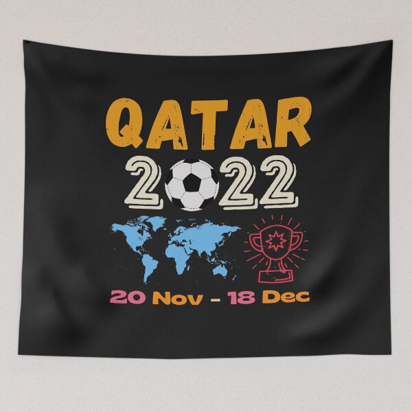 Item preview, Qatar Soccer (Football) 2022 World Cup gift for friends, brother, father, mother, sister, uncle, aunt, student, teacher, and football fan. designed and sold by dsignstore911.