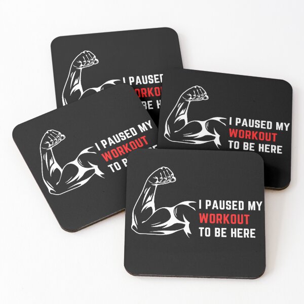 Item preview, I Paused My Workout to Be Here-funny  Sarcastic  gym workout designed and sold by Style  Avenue.