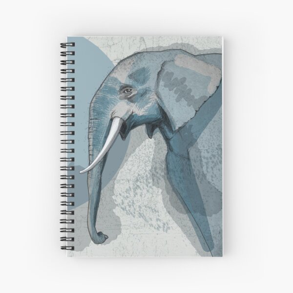 Blue Elephant - Animals of the World Spiralblock