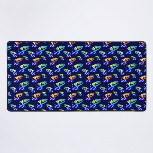 Item preview, Blue Boats Boating Orange Teal designed and sold by ChristinasMess.