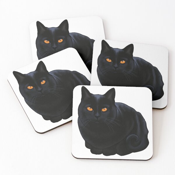 Item preview, Black cat designed and sold by Eversonarts.