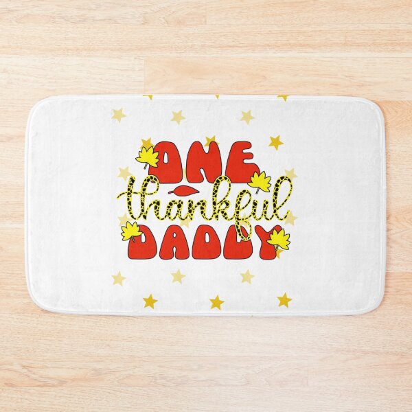 Item preview, One Thankful Daddy | Happy Thanksgiving Daddy Mommy and family greetings and quotes | gifts for thanksgiving and christmas lovers designed and sold by ThanksVibe.