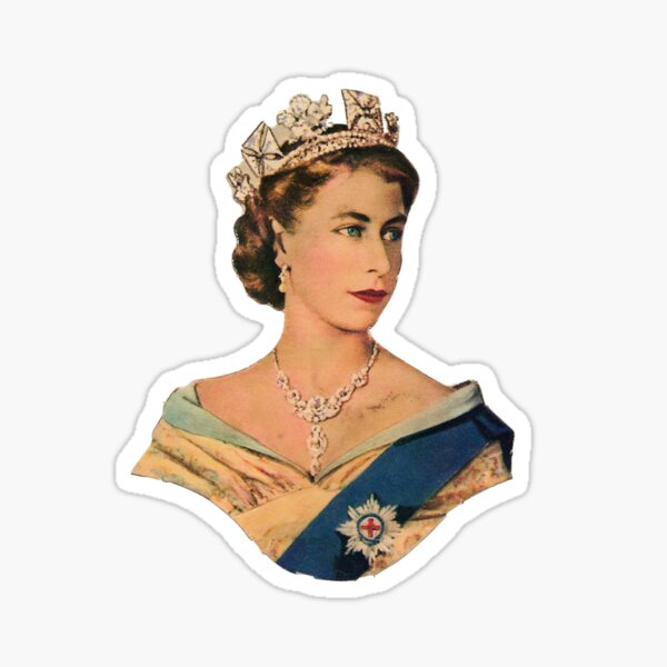 queen elizabeth II Sticker