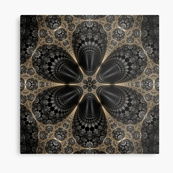 Apollonian Flower Metal Print