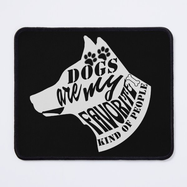 Item preview, Dogs Are My Favorite Kind Of People Dog Lover Silhouette Doggie Paws designed and sold by CarantinedChaos.