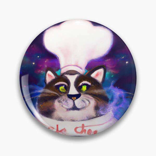 Item preview, Cat Chef 02 - Dreamy Rainbow Culinary Feline designed and sold by Anna R. Reyes.