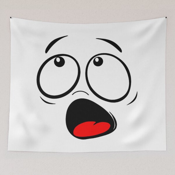 Item preview, man's face, Afraid face designed and sold by kawtardesigns.