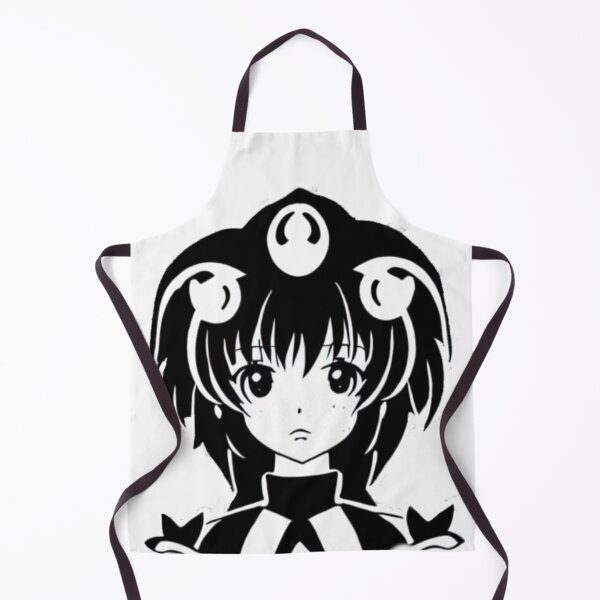 Item preview, Black and White Anime Girl Swirly Hair designed and sold by UncleLanny.