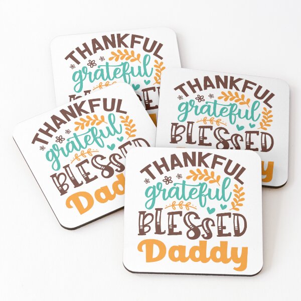 Item preview, One Thankful Daddy | Happy Thanksgiving Daddy Mommy and family greetings and quotes | gifts for thanksgiving and christmas lovers designed and sold by ThanksVibe.