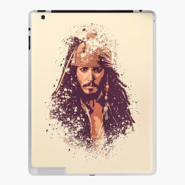 Pirates of the Caribbean, Jack Sparrow splatter iPad Skin