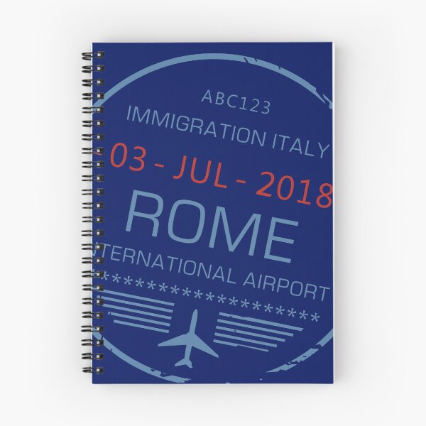 Item preview, Italy, Rome - Passport Stamp designed and sold by Sejmen.