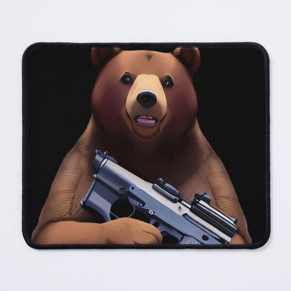 Item preview, Bear Gun Sticker designed and sold by BAYFAIRE.