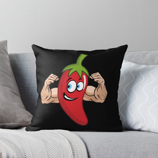 Item preview, Hot Chili Pepper with muscles - funny -  designed and sold by Hageeer.
