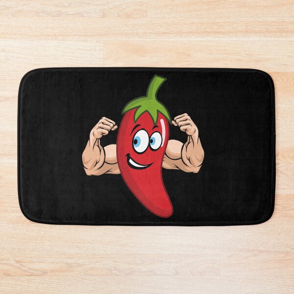 Item preview, Hot Chili Pepper with muscles - funny -  designed and sold by Hageeer.