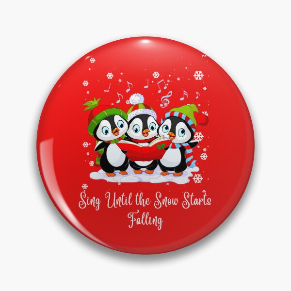 Item preview, Penguins Sing Until the Snow Starts Falling, Christmas Carols, Holiday T-Shirt designed and sold by CheerfulHeart17.