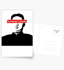 Supreme Leader Kim Jong Un Postcards