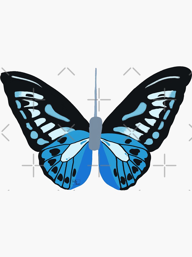 "butterfly needle " Sticker for Sale by BellaAndTheBees Redbubble