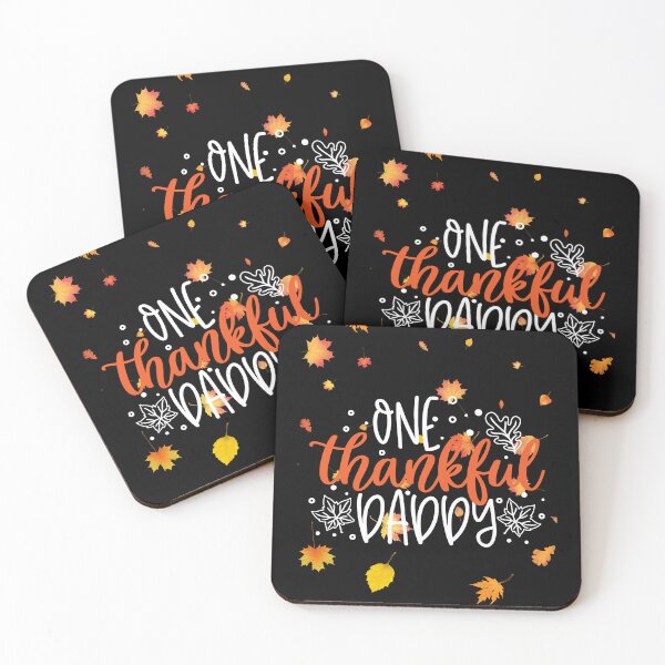 Item preview, One Thankful Daddy | Happy Thanksgiving Daddy Mommy and family greetings and quotes | gifts for thanksgiving and christmas lovers designed and sold by ThanksVibe.