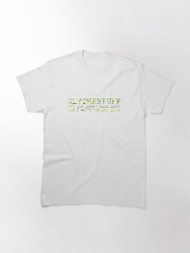 Alternate view of Slytherpuff Quote Classic T-Shirt