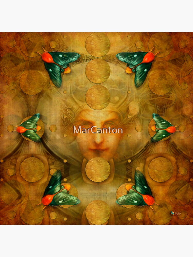 "Art Deco II The Chimera (Moth)" de MarCanton