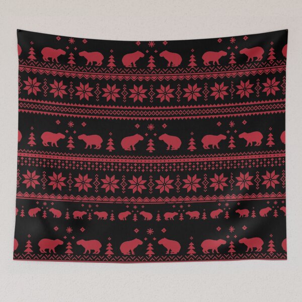 Item preview, Cute capybara christmas gifts and christmas sweater designed and sold by Collagedream.