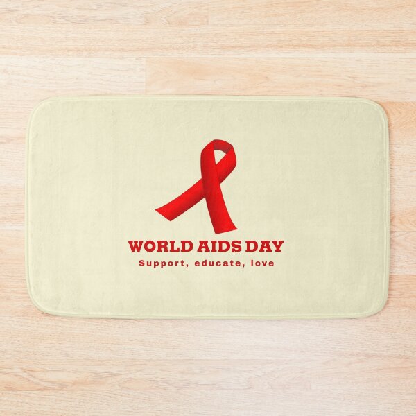 Item preview, World AIDS Day : Support, educate, love designed and sold by catchyology.