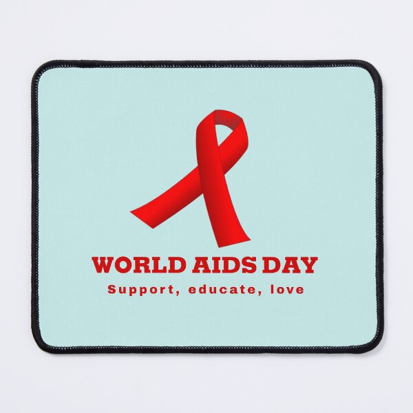 Item preview, World AIDS Day : Support, educate, love designed and sold by catchyology.