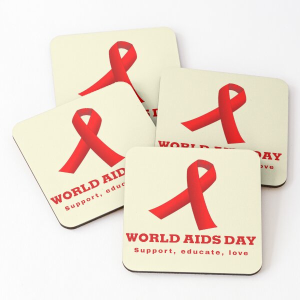 Item preview, World AIDS Day : Support, educate, love designed and sold by catchyology.