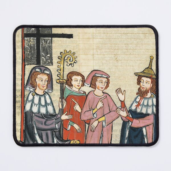 Item preview, Medieval People from an Ancient Illuminated Manuscript designed and sold by IlluminatedPage.