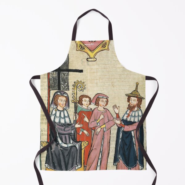Item preview, Medieval People from an Ancient Illuminated Manuscript designed and sold by IlluminatedPage.